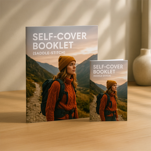 Show details for Self-Cover Booklets (Saddle-Stitch)
